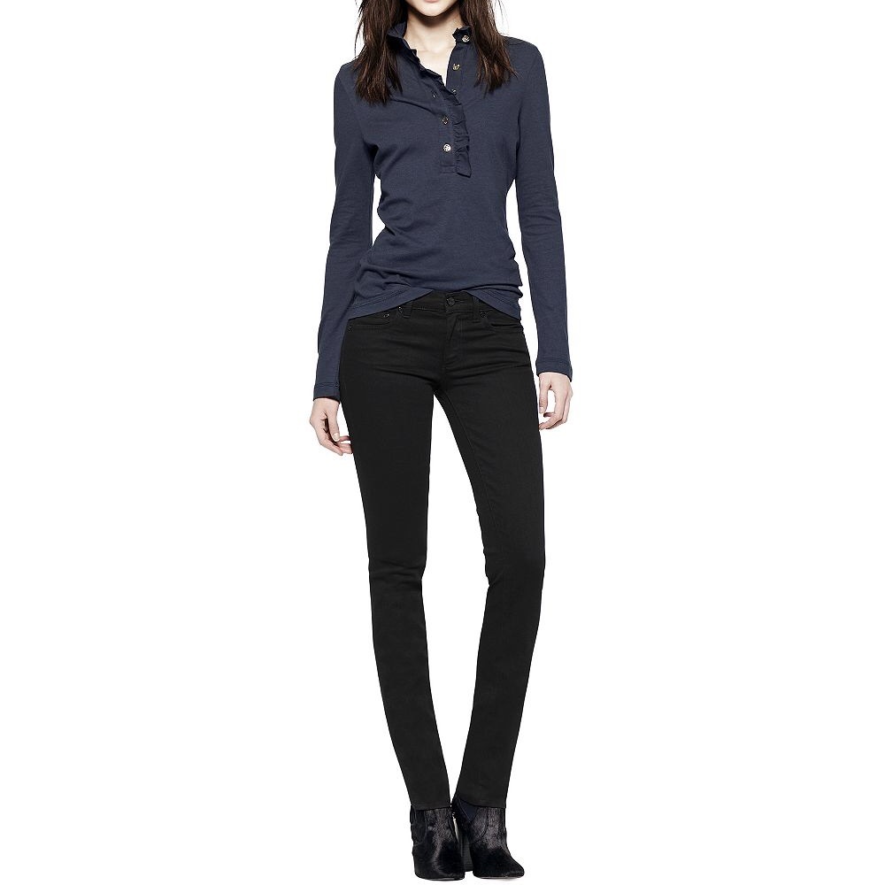Tory Burch Super Skinny Jeans Black SZ 24